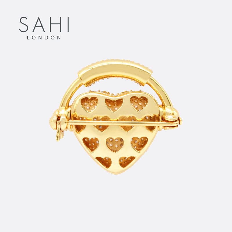 Love Collection Heart Shaped Brooch Image4