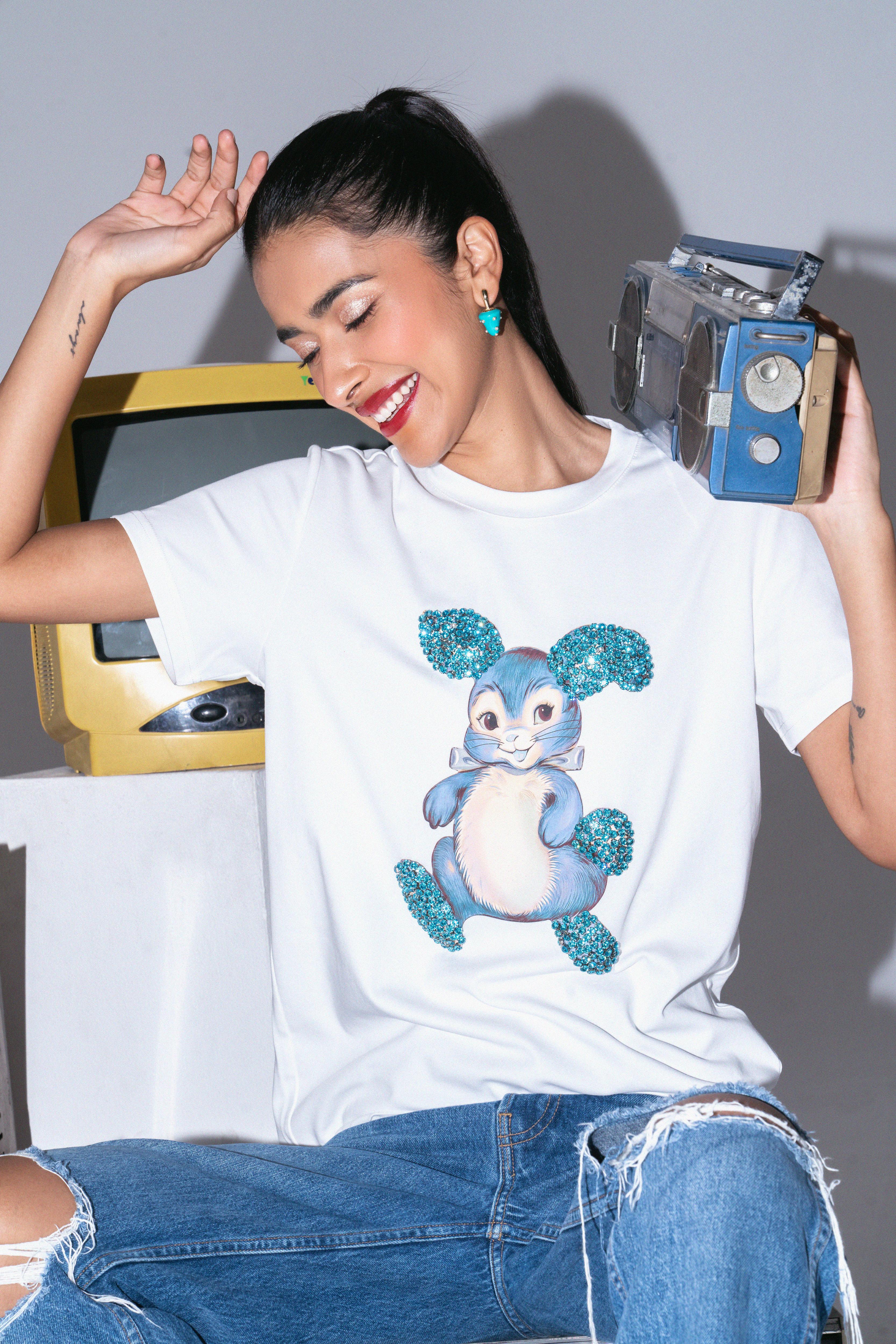 Sahi London Pop Art Bunny Unisex T-Shirt