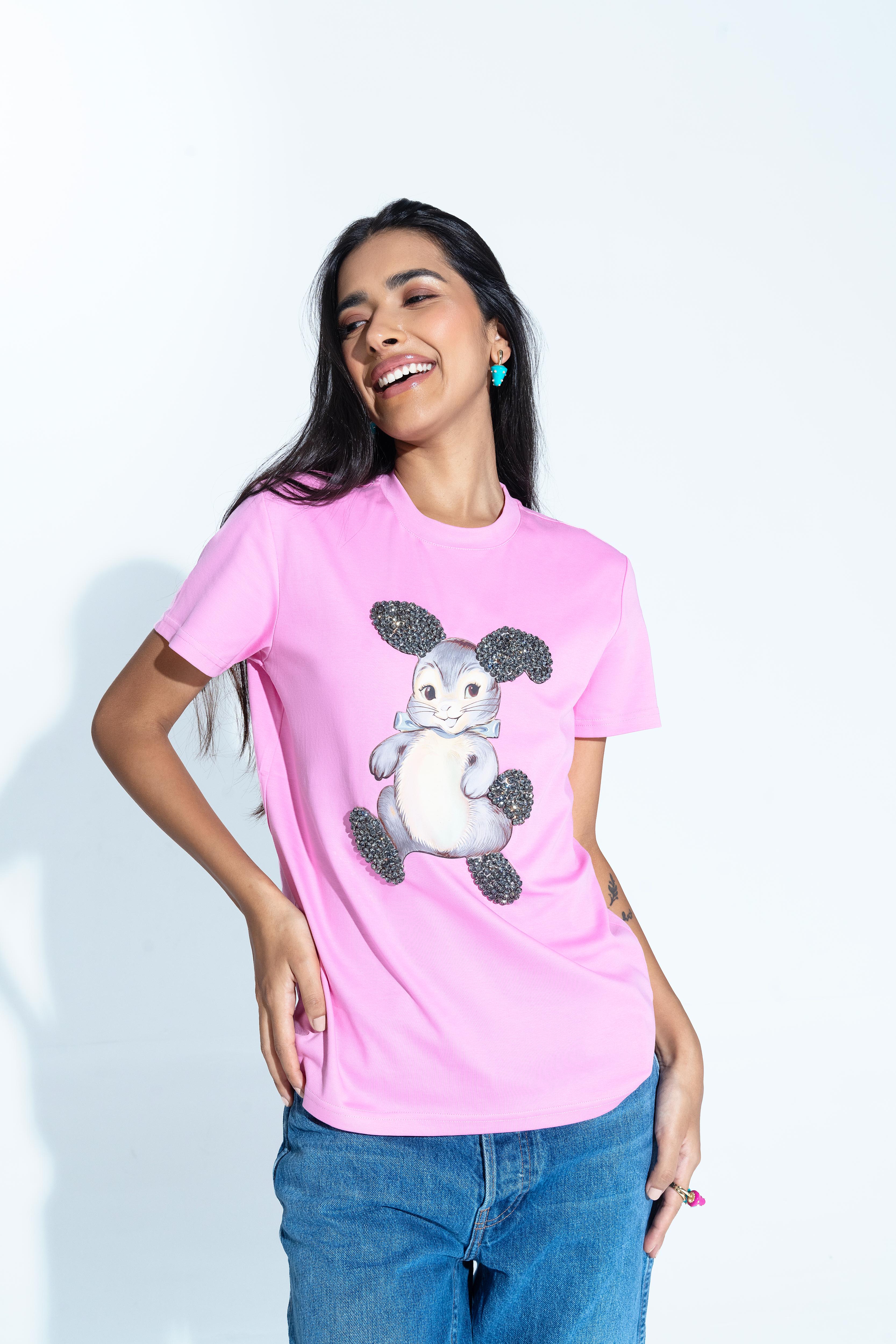 Sahi London Pop Art Bunny Unisex T-Shirt