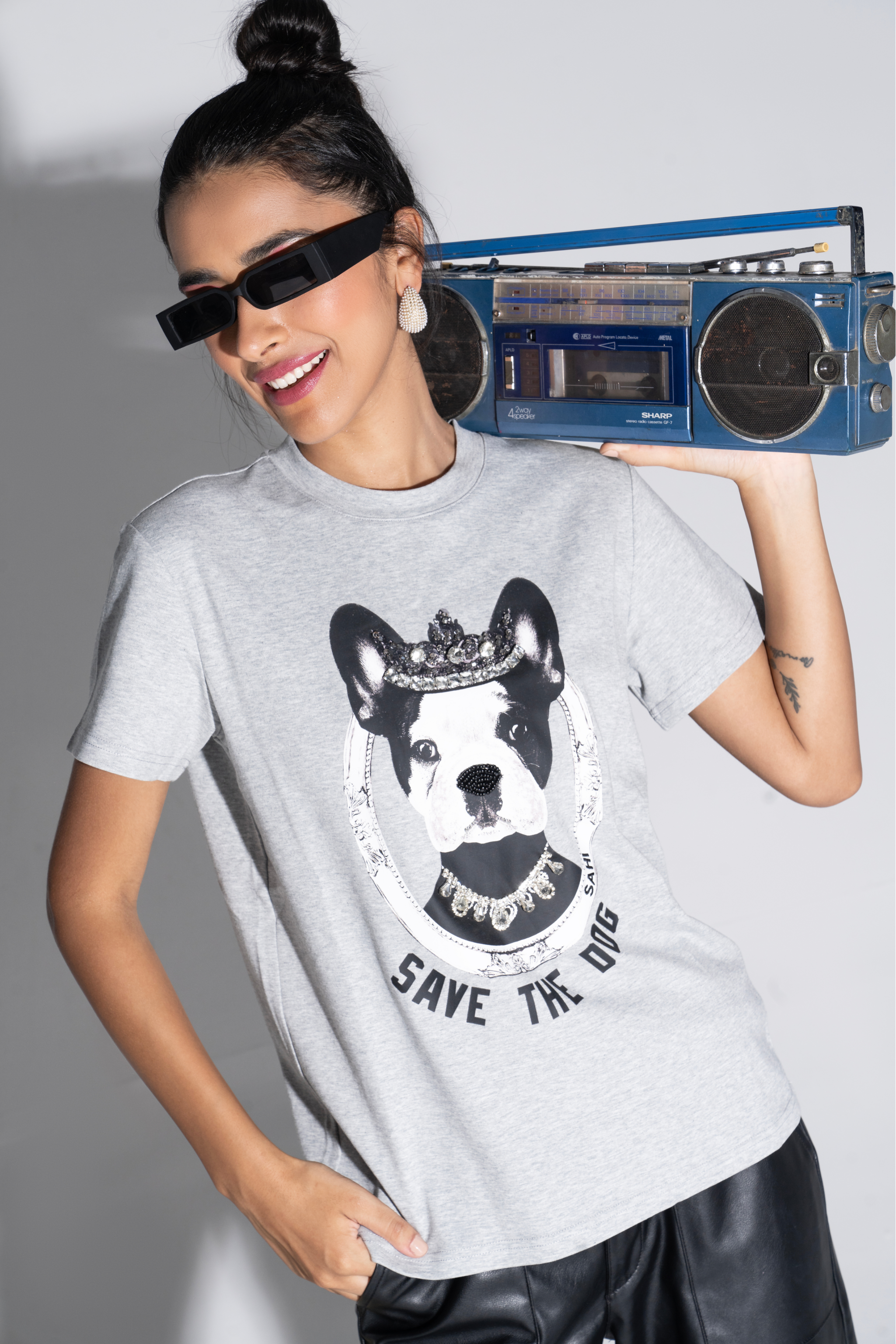 Sahi London Pop Art Doggy Unisex T-Shirt