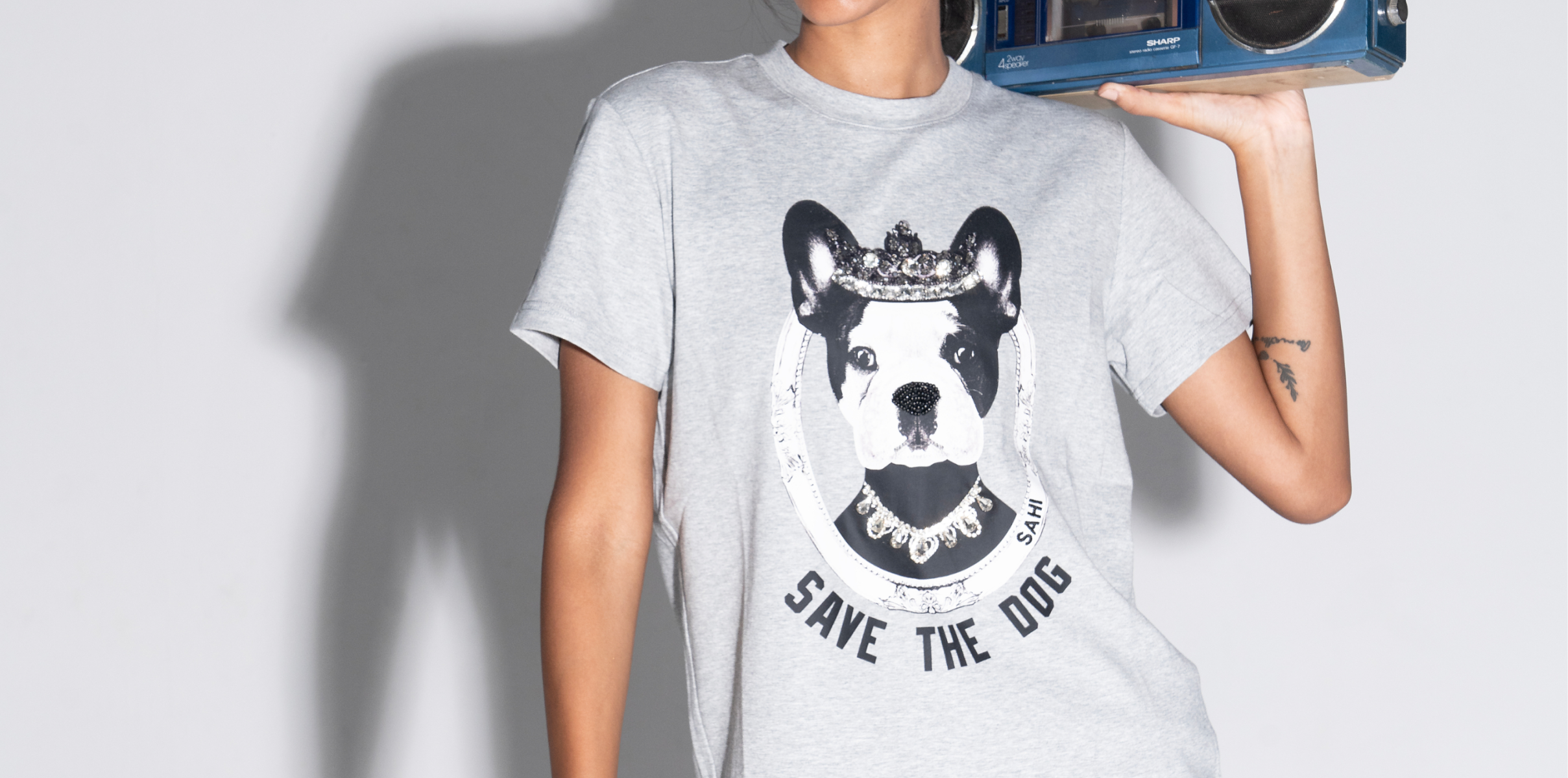 Pop Art Save the Dog Unisex T-Shirt